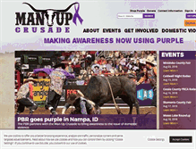 Tablet Screenshot of manupcrusade.com